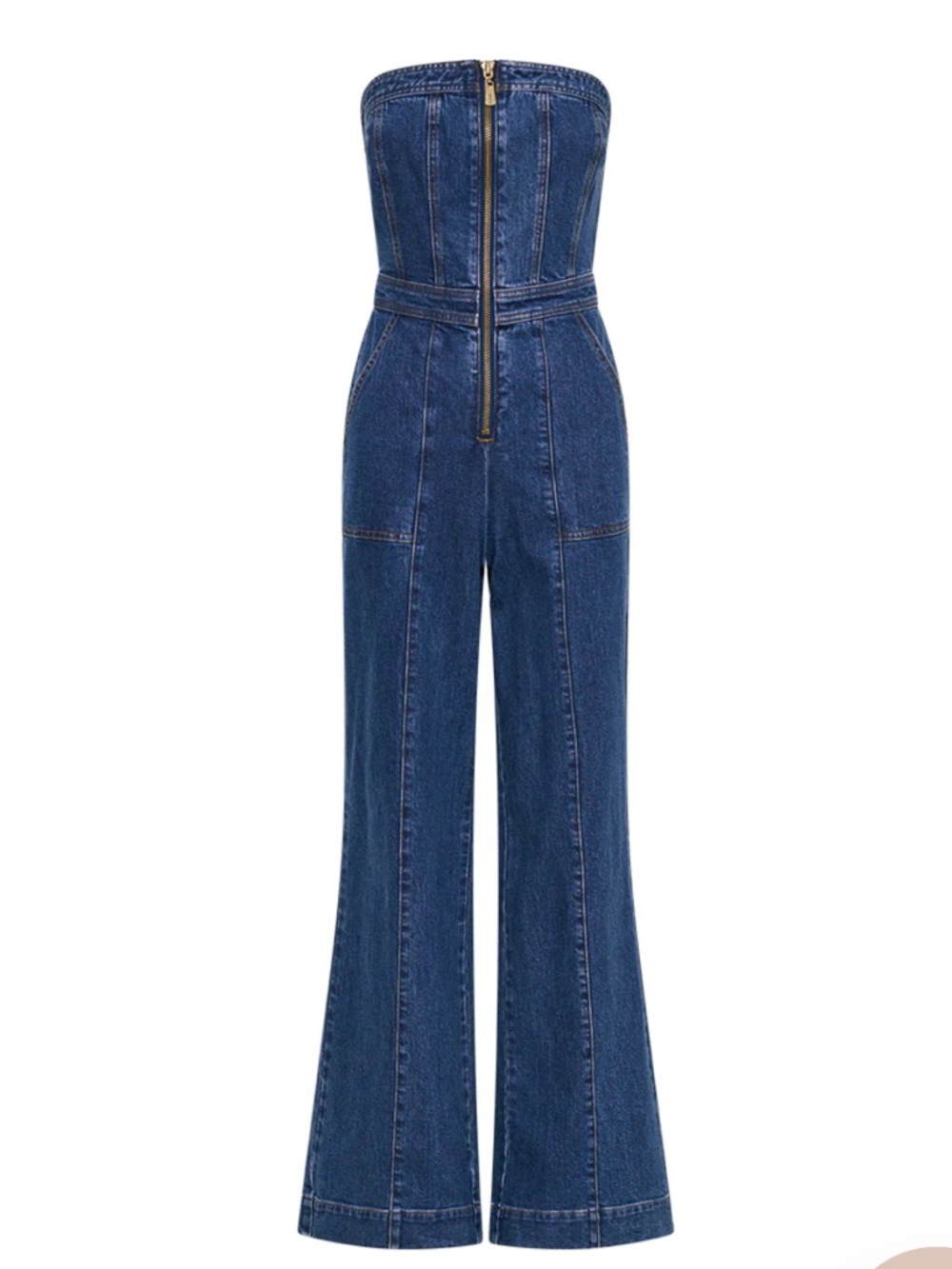 KIVARI Dani Denim Jumpsuit - Size XL/14 NWT